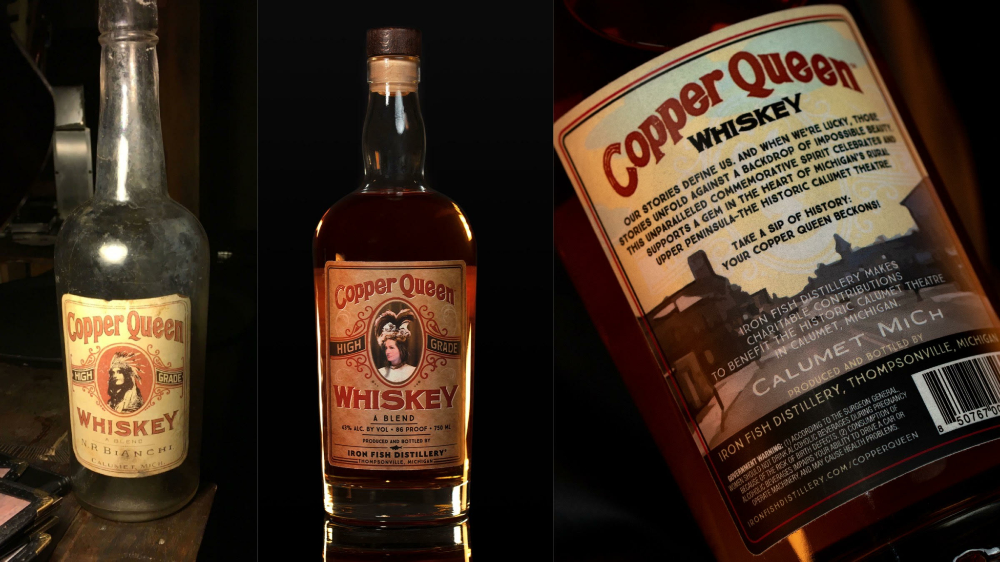 COPPERQUEENWHISKEY Iron Fish Distillery