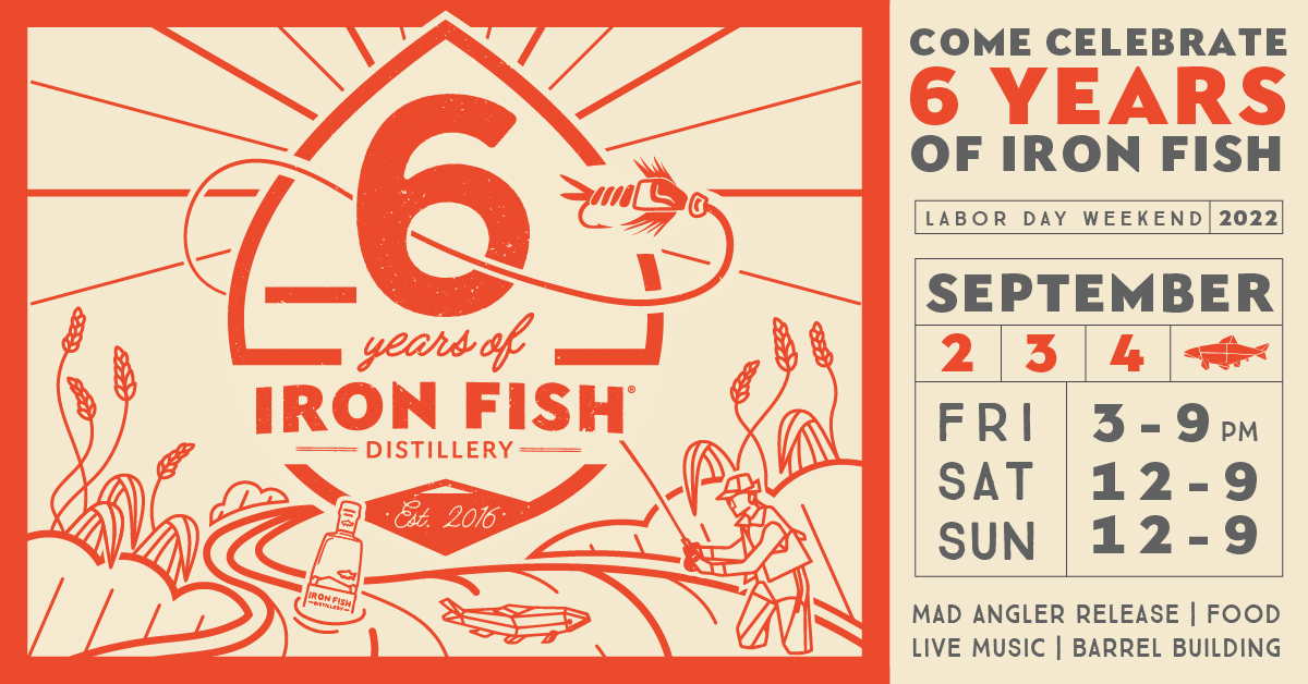 IRON FISH MARKS 6 YEARS BY LAUNCHING THE MAD ANGLER WHISKEY BRAND & $900K  INVESTMENT TO EXPAND ESTATE SPIRIT PRODUCTION - Iron Fish Distillery